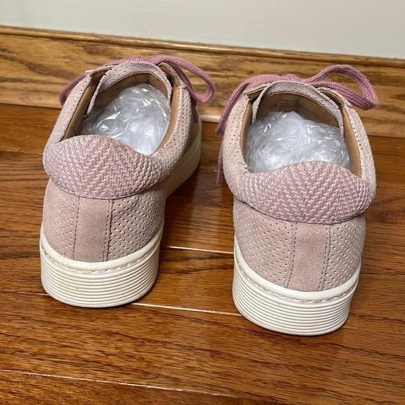 Söfft Pink Sparkle Perforated 100% Leather Women’s‎ Sneakers 8 Colored Comfort - Picture 4 of 9